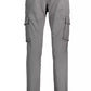 Gray Cotton Men Trouser