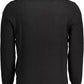 Black Cotton Men Sweater