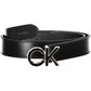 Black Leather Women Belt