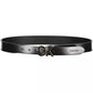 Black Leather Women Belt