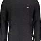 Black Polyester Men Sweater