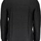 Black Polyester Men Sweater
