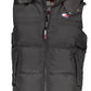 Black Polyester Men Jacket