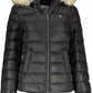 Black Polyester Women Jacket