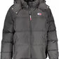 Black Polyester Women Jacket