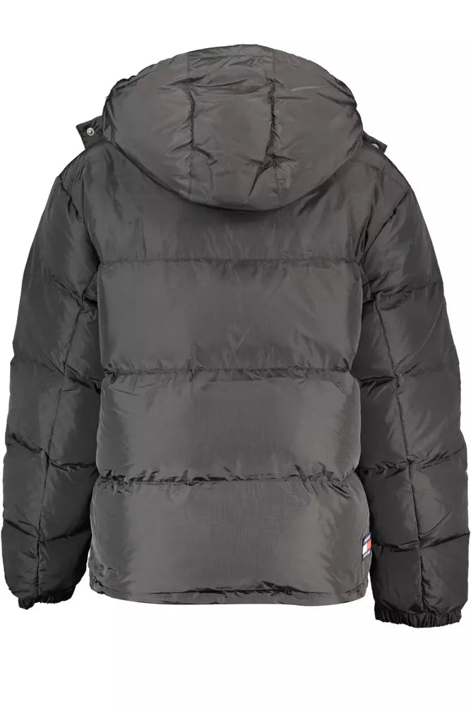 Black Polyester Women Jacket