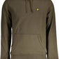 Green Cotton Men Sweater
