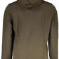 Green Cotton Men Sweater