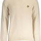 Beige Wool Men Sweater