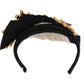 Black Crystal White Hair Parrucchiera Headband Diadem
