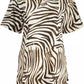 Beige Cotton Women Dress