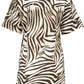 Beige Cotton Women Dress