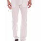 White Cotton Men Pants