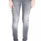 Gray Cotton Women Jeans