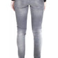 Gray Cotton Women Jeans