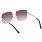 Bronze Metal Women Sunglass