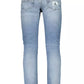 Light Blue Cotton Men Jeans