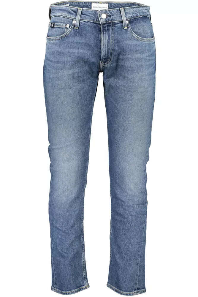 Blue Cotton Men Jeans