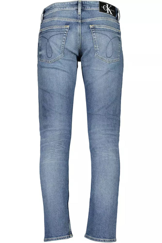 Blue Cotton Men Jeans
