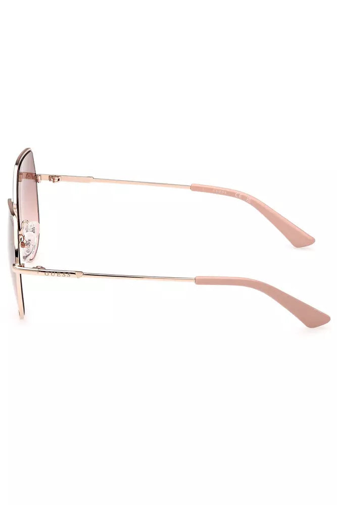 Bronze Metal Women Sunglass