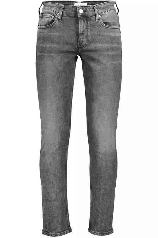 Black Cotton Men Jeans