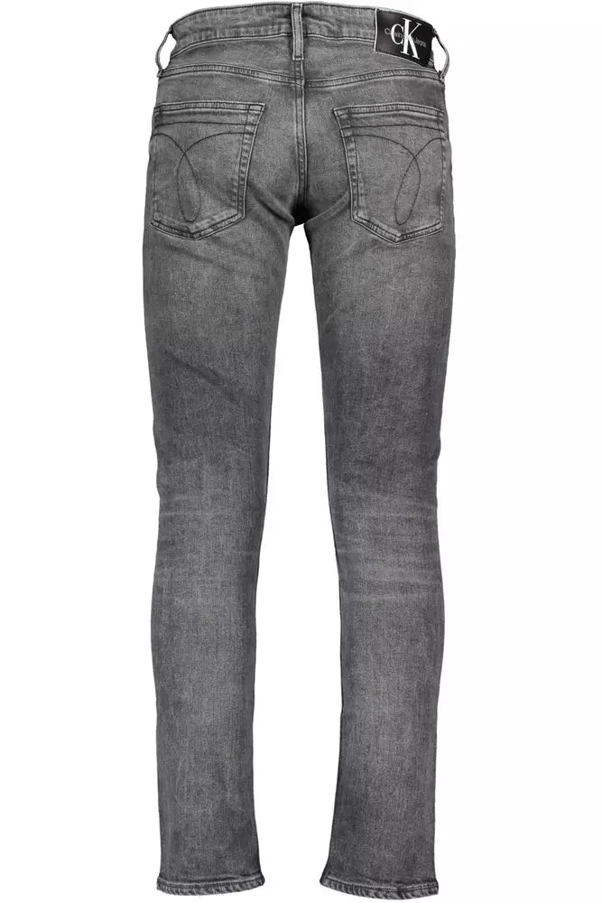 Black Cotton Men Jeans