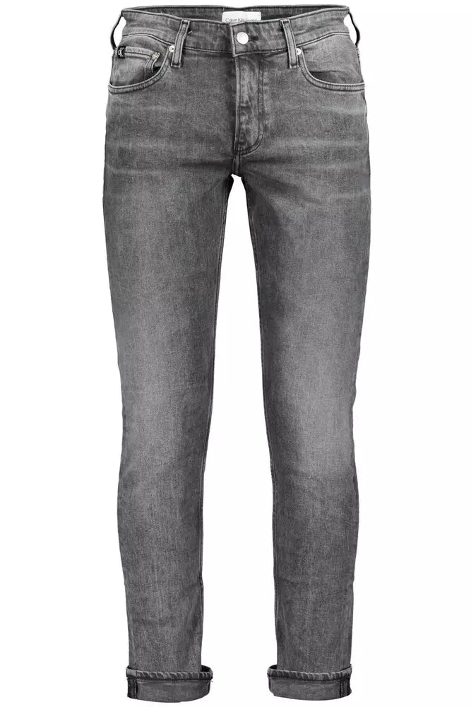 Black Cotton Men Jeans