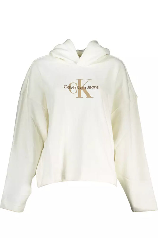 White Cotton Women Sweater