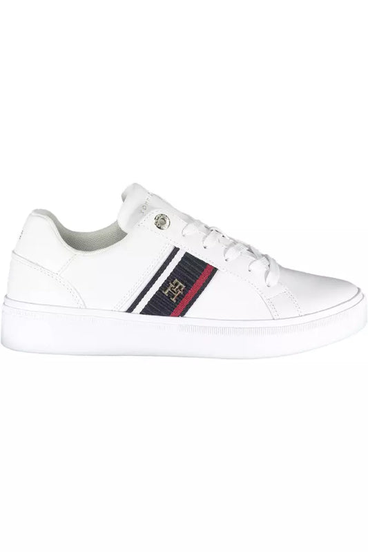 White Leather Women Sneaker