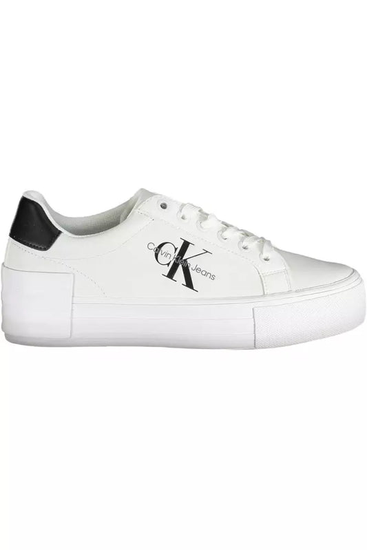 White Leather Women Sneaker
