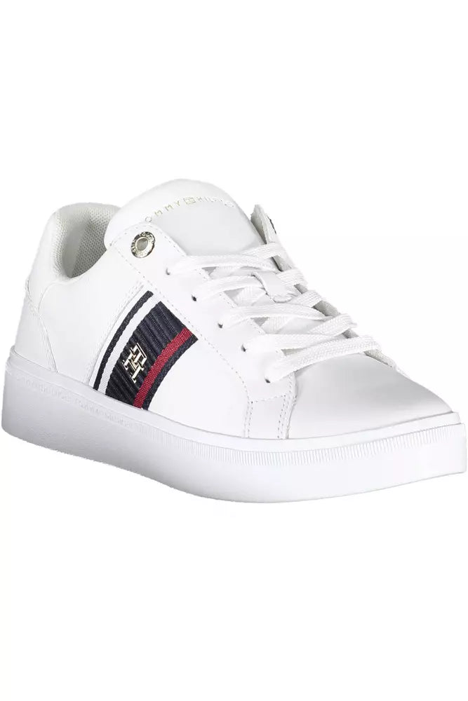 White Leather Women Sneaker