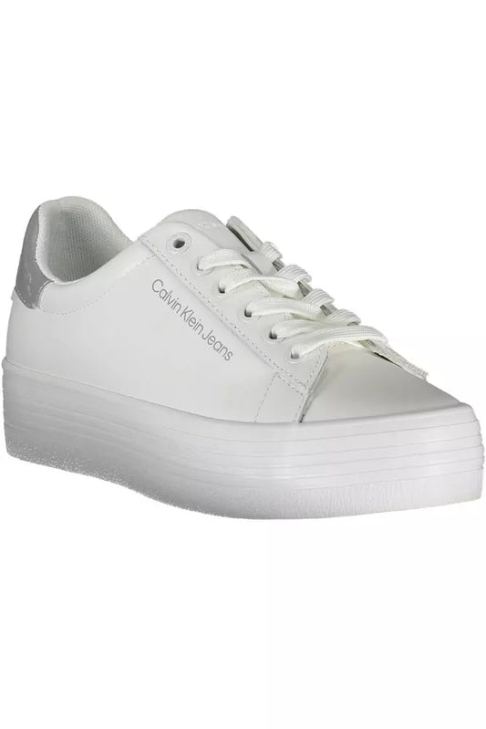 White Leather Women Sneaker
