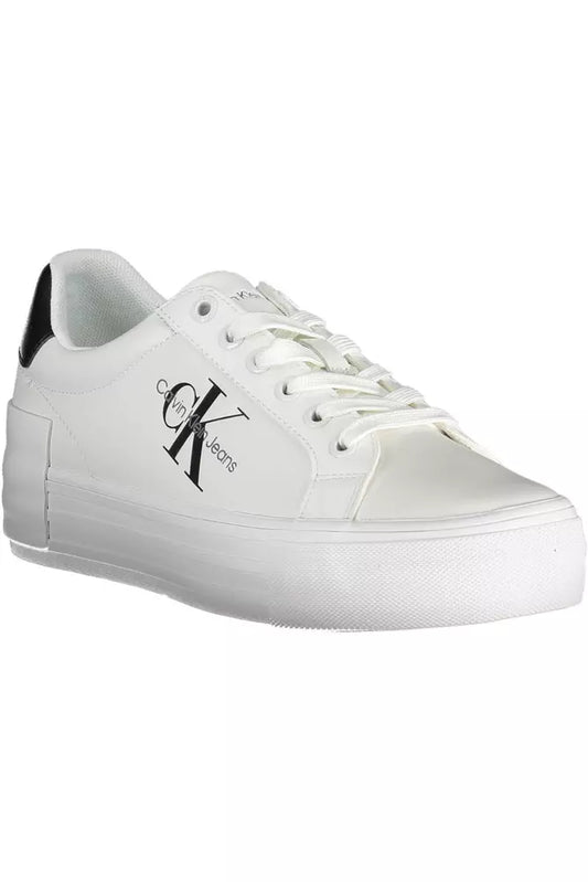 White Leather Women Sneaker