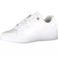 White Leather Women Sneaker