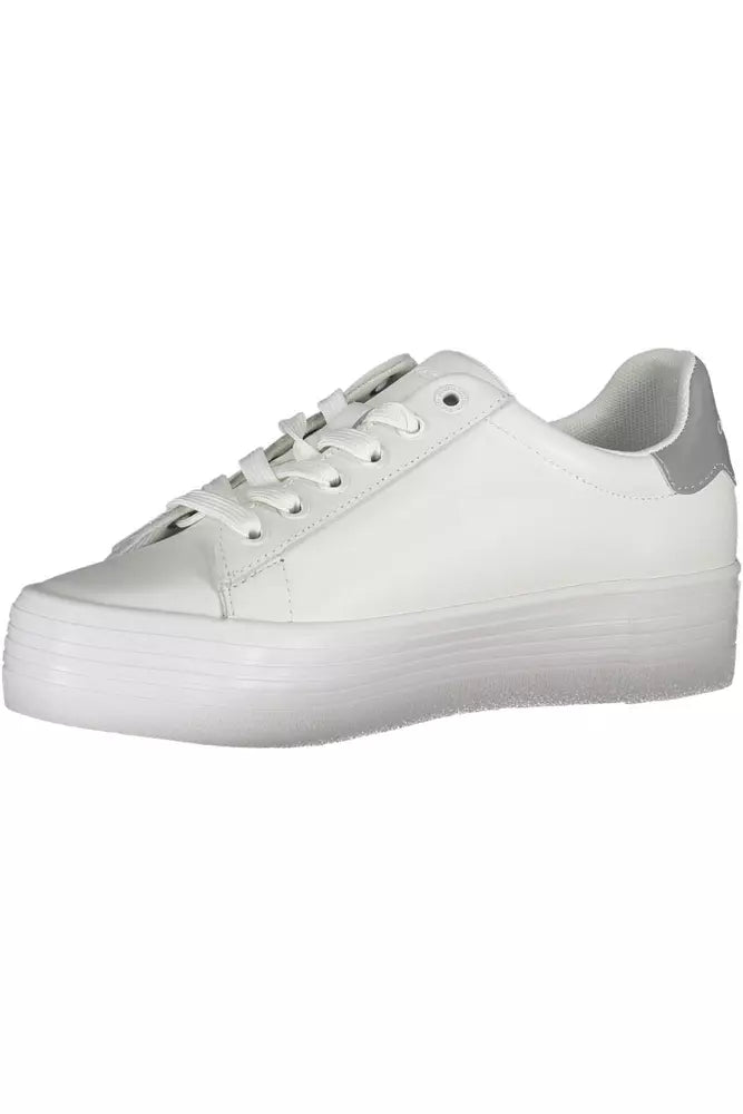 White Leather Women Sneaker