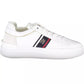 White Polyester Women Sneaker