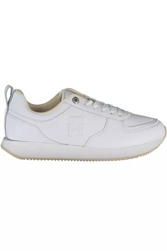 White Leather Women Sneaker