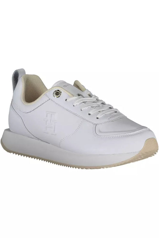 White Leather Women Sneaker