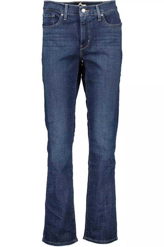 Blue Cotton Women Jean