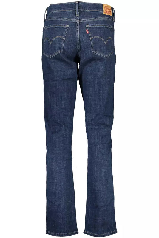 Blue Cotton Women Jean
