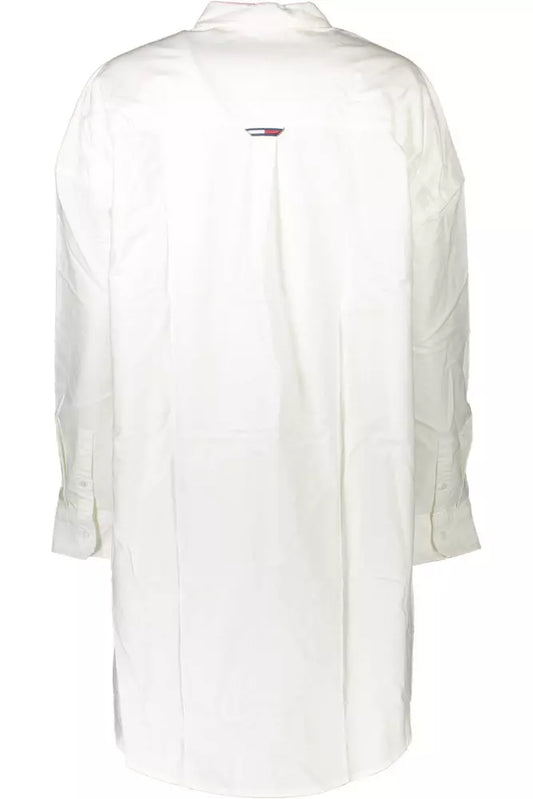 White Cotton Women Shirt