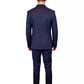 Elegant Italian Wool Suit in Classic Blue