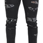 Chic Gray Slim Fit Skinny Jeans