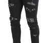 Chic Gray Slim Fit Skinny Jeans
