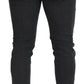 Chic Gray Slim Fit Skinny Jeans