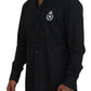 Elegant Polka-Dot Slim Fit Shirt