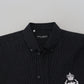Elegant Polka-Dot Slim Fit Shirt
