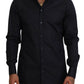 Elegant Azure Slim Fit Designer Shirt