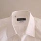 Elegant White Slim Fit Dress Shirt