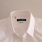 Elegant Slim Fit White Cotton Dress Shirt